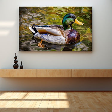Duck Oil Painting